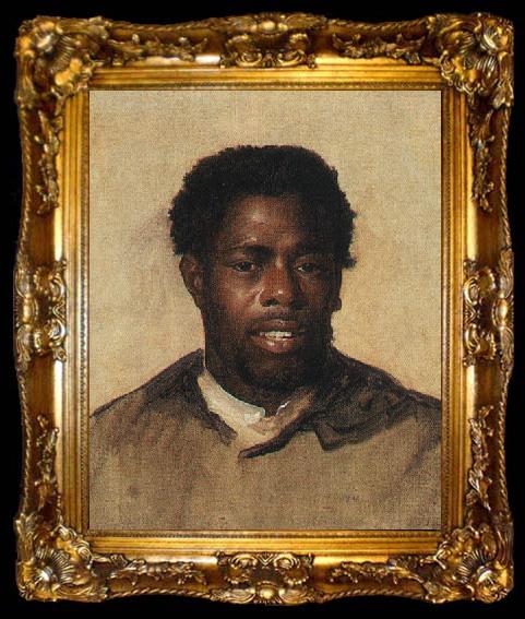 framed  John Singleton Copley Head of a Man ffff, ta009-2
